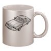 11oz Metallic Silver Mug Thumbnail