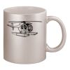 11oz Metallic Silver Mug Thumbnail