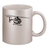 11oz Metallic Silver Mug Thumbnail