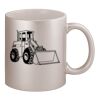 11oz Metallic Silver Mug Thumbnail