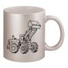 11oz Metallic Silver Mug Thumbnail
