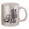 11oz Metallic Silver Mug Thumbnail