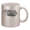 11oz Metallic Silver Mug Thumbnail