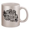 11oz Metallic Silver Mug Thumbnail