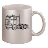 11oz Metallic Silver Mug Thumbnail