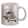 11oz Metallic Silver Mug Thumbnail