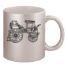 11oz Metallic Silver Mug Thumbnail