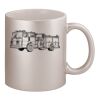 11oz Metallic Silver Mug Thumbnail