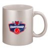 11oz Metallic Silver Mug Thumbnail