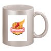 11oz Metallic Silver Mug Thumbnail
