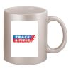 11oz Metallic Silver Mug Thumbnail