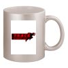 11oz Metallic Silver Mug Thumbnail