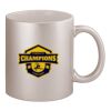 11oz Metallic Silver Mug Thumbnail