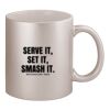 11oz Metallic Silver Mug Thumbnail