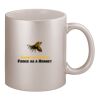 11oz Metallic Silver Mug Thumbnail