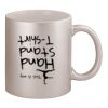 11oz Metallic Silver Mug Thumbnail