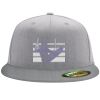 Flexfit 6210 Structured Flat Bill Fitted Hat Thumbnail