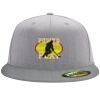 Flexfit 6210 Structured Flat Bill Fitted Hat Thumbnail