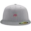 Flexfit 6210 Structured Flat Bill Fitted Hat Thumbnail