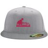 Flexfit 6210 Structured Flat Bill Fitted Hat Thumbnail