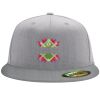 Flexfit 6210 Structured Flat Bill Fitted Hat Thumbnail