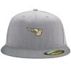 Flexfit 6210 Structured Flat Bill Fitted Hat Thumbnail