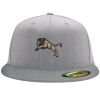 Flexfit 6210 Structured Flat Bill Fitted Hat Thumbnail
