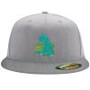 Flexfit 6210 Structured Flat Bill Fitted Hat Thumbnail