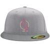 Flexfit 6210 Structured Flat Bill Fitted Hat Thumbnail