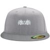 Flexfit 6210 Structured Flat Bill Fitted Hat Thumbnail