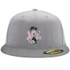 Flexfit 6210 Structured Flat Bill Fitted Hat Thumbnail