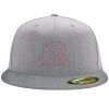 Flexfit 6210 Structured Flat Bill Fitted Hat Thumbnail