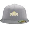 Flexfit 6210 Structured Flat Bill Fitted Hat Thumbnail