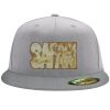 Flexfit 6210 Structured Flat Bill Fitted Hat Thumbnail