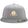 Flexfit 6210 Structured Flat Bill Fitted Hat Thumbnail