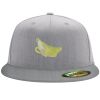 Flexfit 6210 Structured Flat Bill Fitted Hat Thumbnail