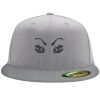 Flexfit 6210 Structured Flat Bill Fitted Hat Thumbnail