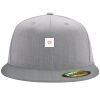 Flexfit 6210 Structured Flat Bill Fitted Hat Thumbnail