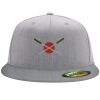 Flexfit 6210 Structured Flat Bill Fitted Hat Thumbnail
