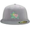 Flexfit 6210 Structured Flat Bill Fitted Hat Thumbnail