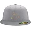 Flexfit 6210 Structured Flat Bill Fitted Hat Thumbnail