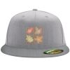 Flexfit 6210 Structured Flat Bill Fitted Hat Thumbnail