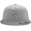 Flexfit 6210 Structured Flat Bill Fitted Hat Thumbnail