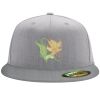 Flexfit 6210 Structured Flat Bill Fitted Hat Thumbnail