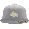 Flexfit 6210 Structured Flat Bill Fitted Hat Thumbnail