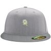 Flexfit 6210 Structured Flat Bill Fitted Hat Thumbnail