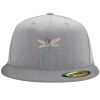 Flexfit 6210 Structured Flat Bill Fitted Hat Thumbnail