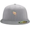 Flexfit 6210 Structured Flat Bill Fitted Hat Thumbnail