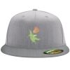 Flexfit 6210 Structured Flat Bill Fitted Hat Thumbnail