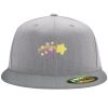 Flexfit 6210 Structured Flat Bill Fitted Hat Thumbnail